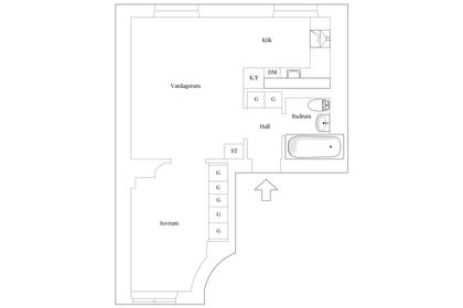 Bondegatan 64B, Södermalm Sofia