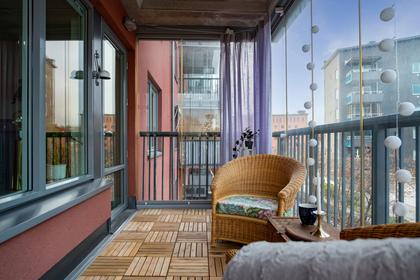 Balkong eller utsiktsbild