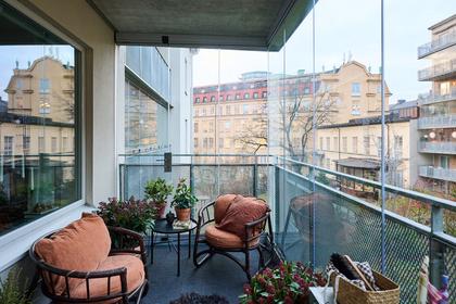 Balkong eller utsiktsbild