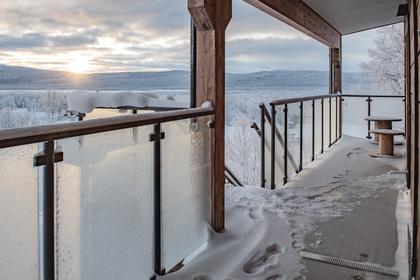 Balkong eller utsiktsbild