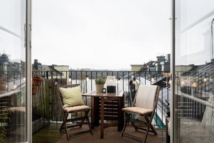 Balkong eller utsiktsbild