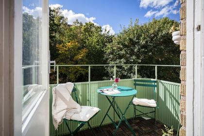 Balkong eller utsiktsbild