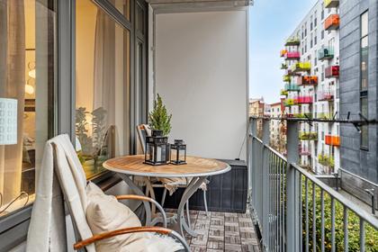 Balkong eller utsiktsbild