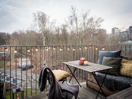 Balkong eller utsiktsbild