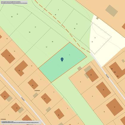 Illustrerad karta över fastigheten eller området