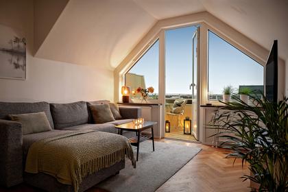 Balkong eller utsiktsbild