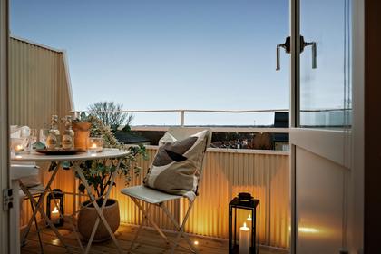 Balkong eller utsiktsbild