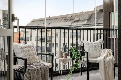 Balkong eller utsiktsbild