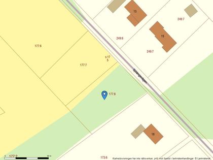 Illustrerad karta över fastigheten eller området