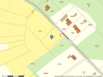 Illustrerad karta över fastigheten eller området