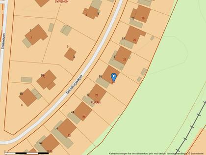 Illustrerad karta över fastigheten eller området