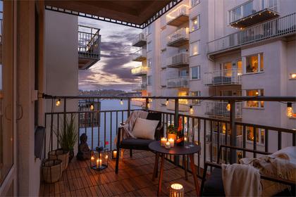 Balkong eller utsiktsbild