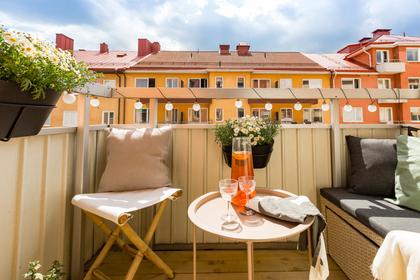 Balkong eller utsiktsbild