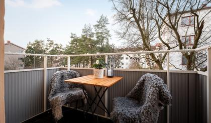 Balkong eller utsiktsbild