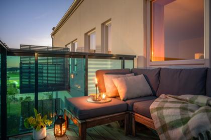 Balkong eller utsiktsbild