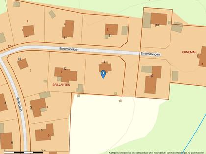 Illustrerad karta över fastigheten eller området