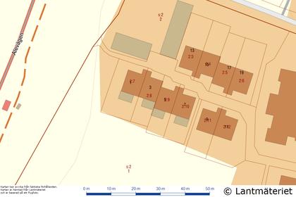 Illustrerad karta över fastigheten eller området