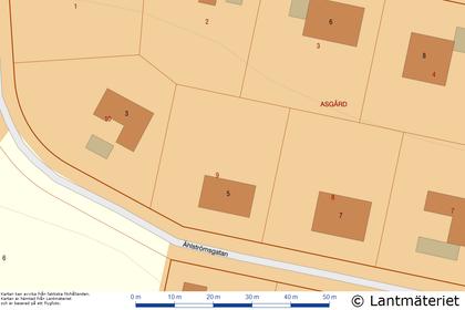 Illustrerad karta över fastigheten eller området