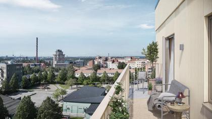 Balkong eller utsiktsbild