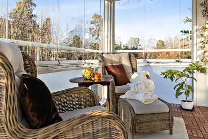 Balkong eller utsiktsbild