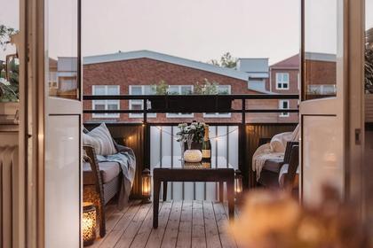 Balkong eller utsiktsbild