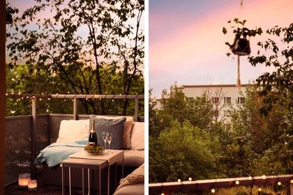 Balkong eller utsiktsbild