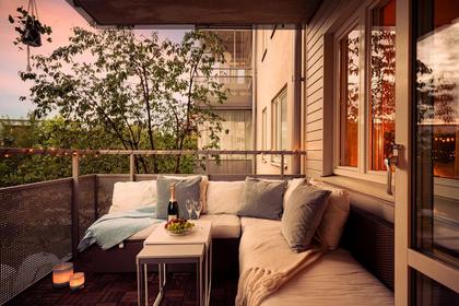 Balkong eller utsiktsbild