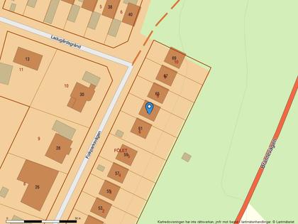 Illustrerad karta över fastigheten eller området