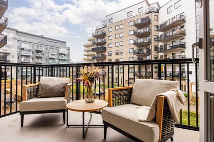 Balkong eller utsiktsbild