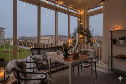 Balkong eller utsiktsbild