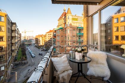 Balkong eller utsiktsbild