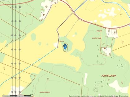 Illustrerad karta över fastigheten eller området