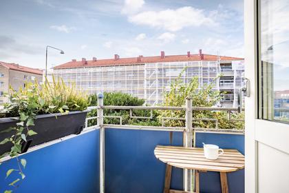 Balkong eller utsiktsbild