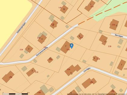 Illustrerad karta över fastigheten eller området