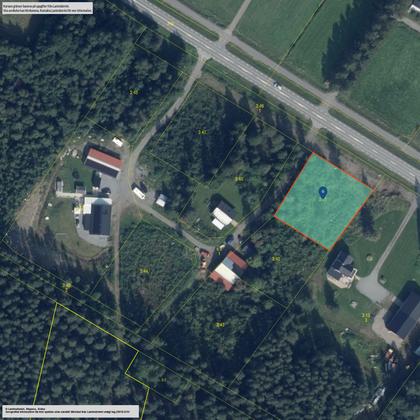 Illustrerad karta över fastigheten eller området