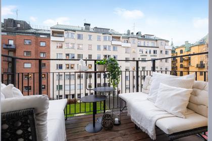 Balkong eller utsiktsbild