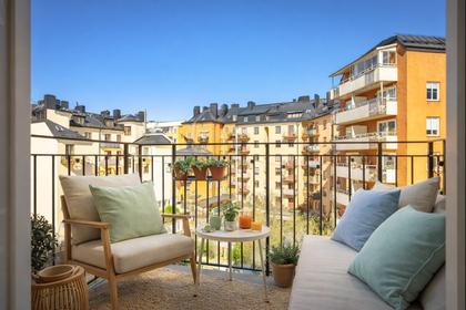 Balkong eller utsiktsbild