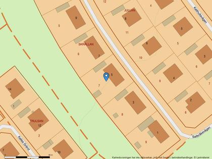 Illustrerad karta över fastigheten eller området