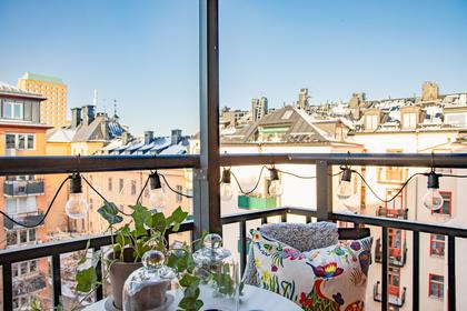 Balkong eller utsiktsbild