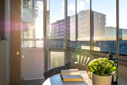 Balkong eller utsiktsbild