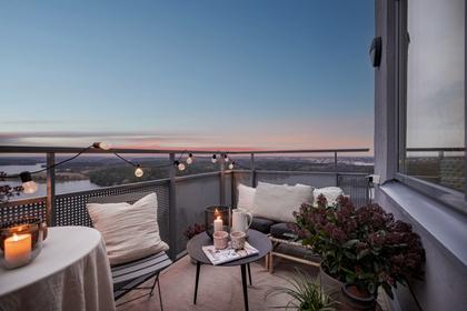 Balkong eller utsiktsbild