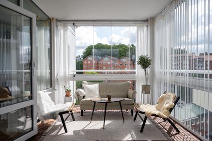 Balkong eller utsiktsbild