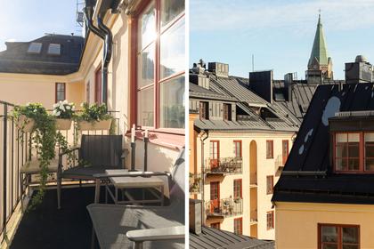 Balkong eller utsiktsbild