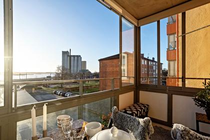 Balkong eller utsiktsbild