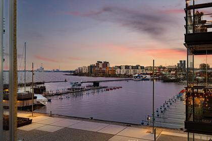 Balkong eller utsiktsbild