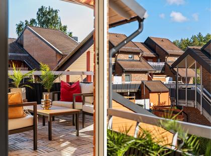 Balkong eller utsiktsbild