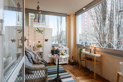 Balkong eller utsiktsbild