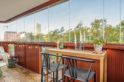 Balkong eller utsiktsbild