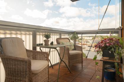 Balkong eller utsiktsbild