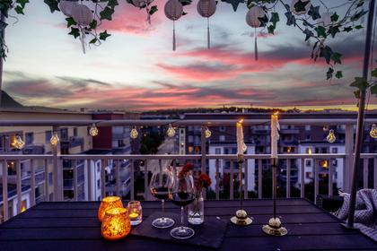 Balkong eller utsiktsbild